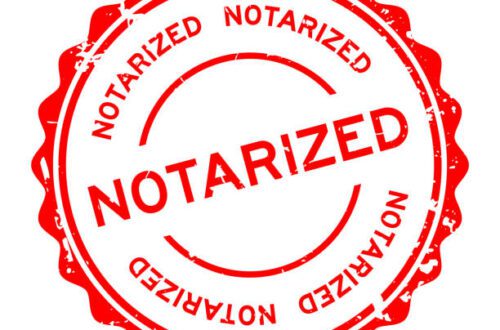 notarization of acts issued abroar